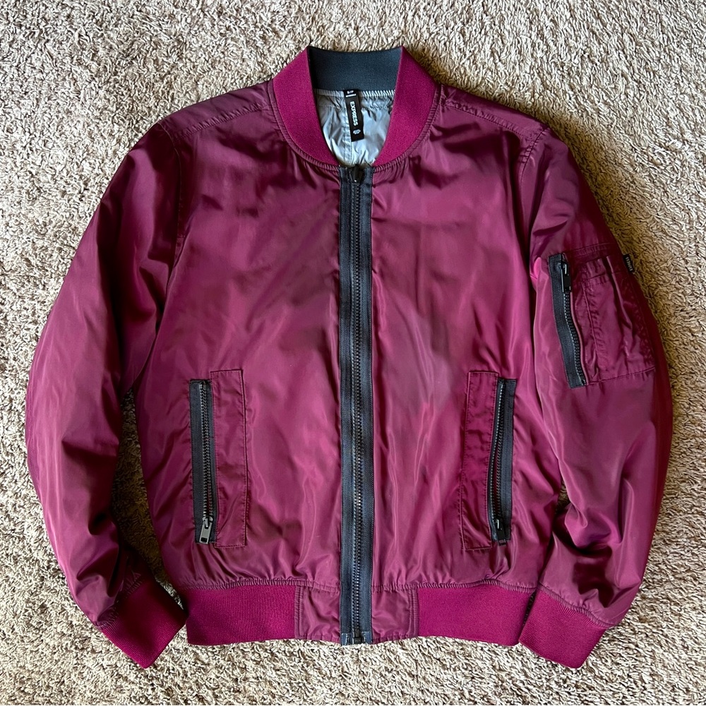 Express Reversible Bomber/Puffer Jacket Size Small